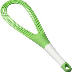 Heat Resistant Kitchen Silicone Whisks for Non-stick Cookware,Balloonflat(1pack